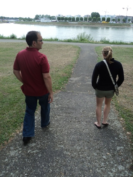6 Doug and Caitlin walking to check out the docks.JPG